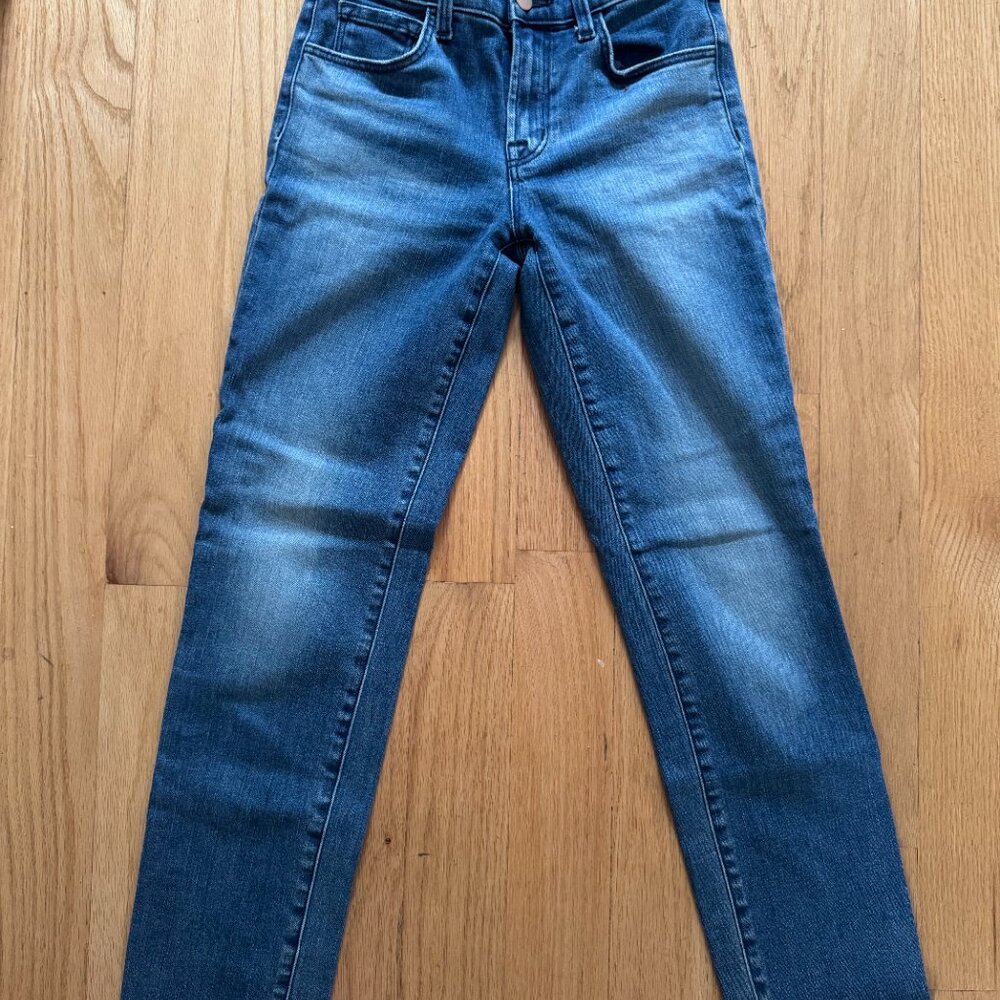 J Brand straight cropped demin jeans